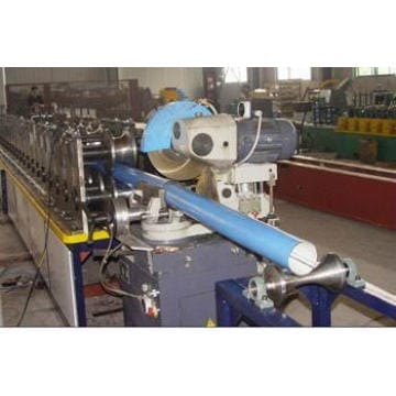 Steel downspout roll forming making machine