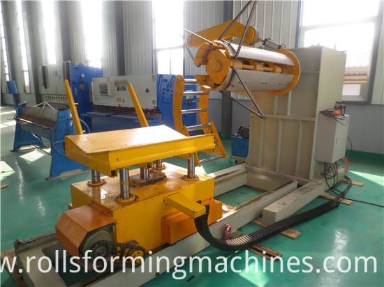 10T Hydraulic Steel Coil Decoiler For Sale