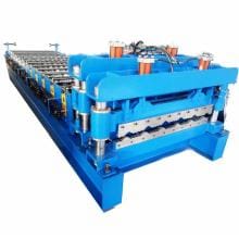 Automatic glazed roof tile steel roll forming machine